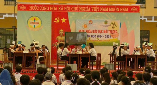 Hoạt động ngoại khóa về giáo dục môi trường trong học đường tại huyện Bắc Trà My và huyện Đại Lộc